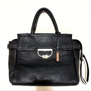 JASPER J CONRAN black leather sachets big bag women’s